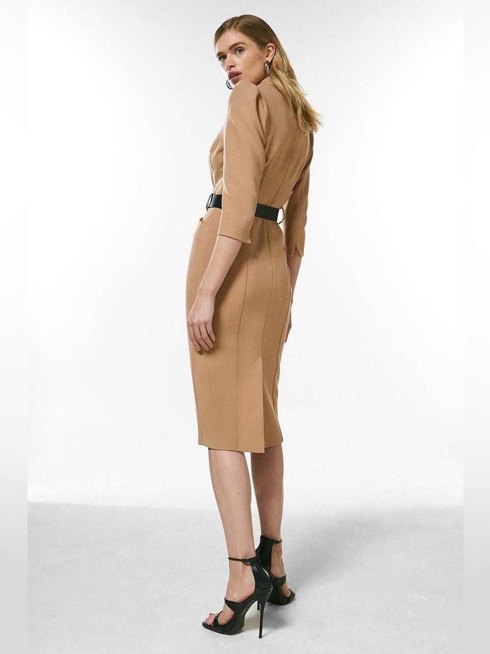 Karen Millen Camel Forever Dress (NWT) - Picture 5 of 8